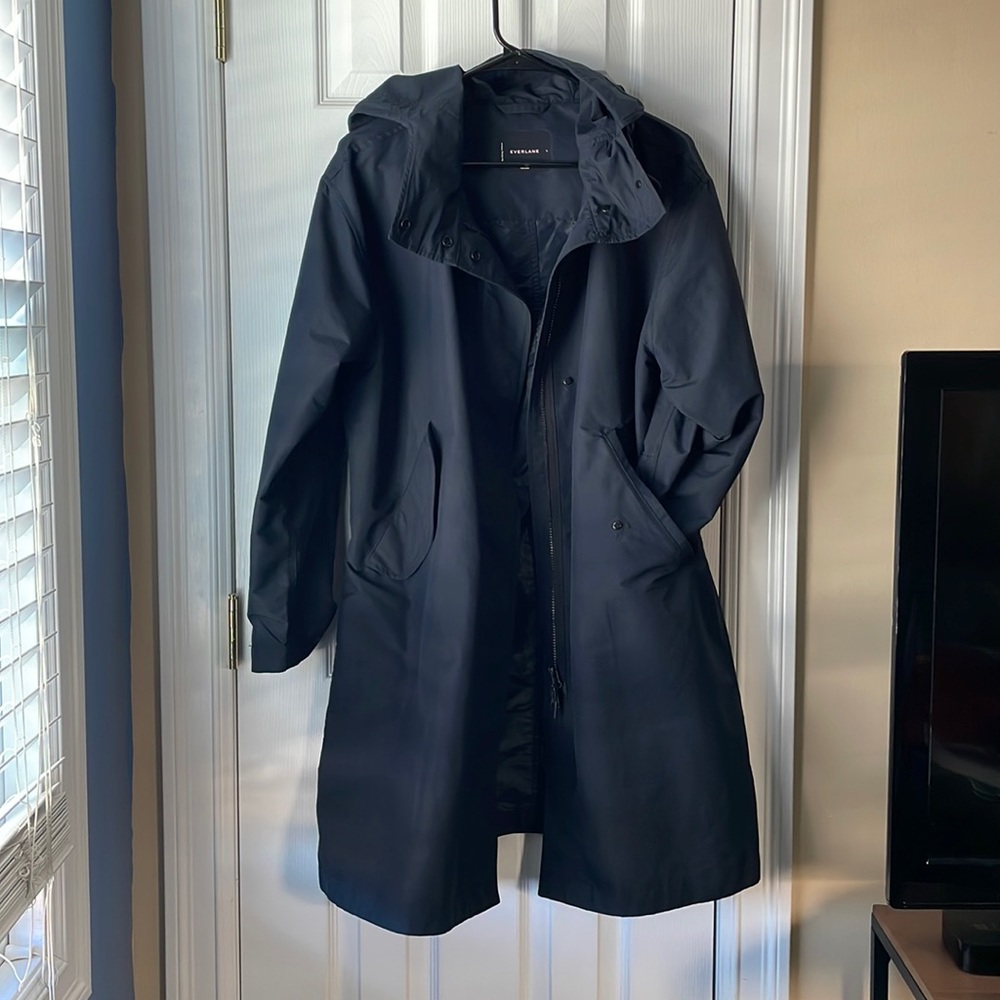 Everlane Renew Anorak Navy Jacket